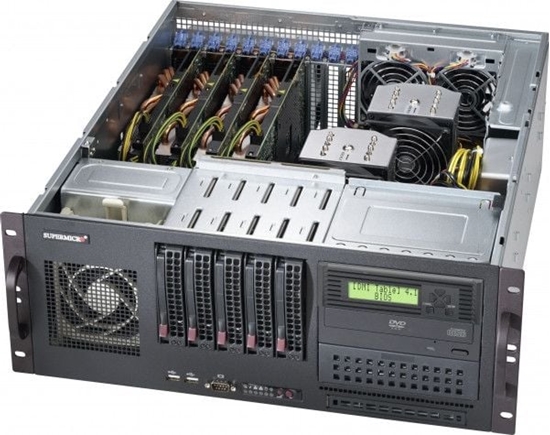 Picture of Supermicro 842XTQ-R606B Rack Black 600 W