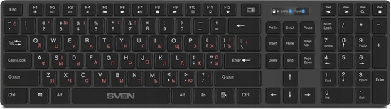 Picture of SVEN KB-E5300W graphite klawiatura bezprzewodowa