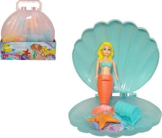 Picture of Swede Lalka syrenka w torebce muszli