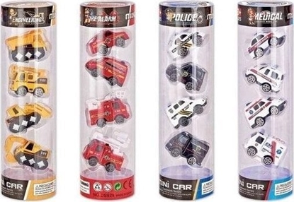 Picture of Swede Pojazdy w tubie 4szt MIX