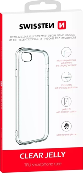 Изображение Swissten Clear Jelly Back Case 1.5 mm Silicone Case for Samsung Galaxy A14 Transparent