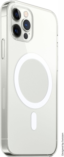 Picture of Swissten Clear Jelly MagStick Back Cace for Apple IPhone 15 Pro