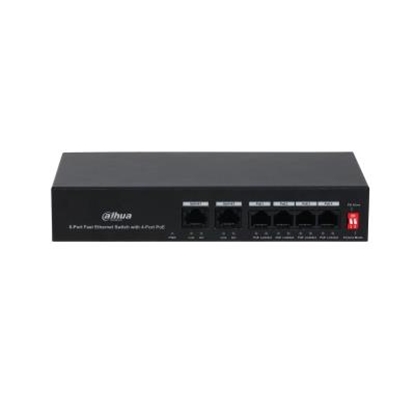 Attēls no Switch|DAHUA|PFS3006-4ET-36|PoE ports 4|36 Watts|DH-PFS3006-4ET-36