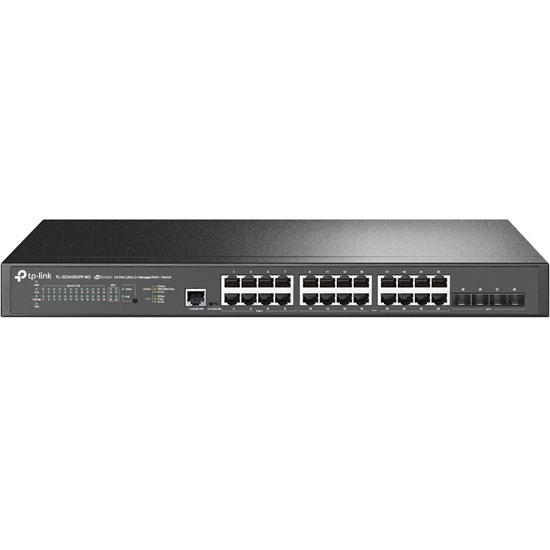 Picture of Switch|TP-LINK|Omada|SG3428XPP-M2|Desktop/pedestal|Rack|24x2.5GbE|4xSFP+|1xConsole|1|PoE+ ports 16|500 Watts|SG3428XPP-M2