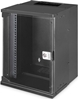 Picture of Szafa sieciowa wisząca 10 cali 9U, SOHO PRO 457 x 316 x 298 mm, nośność 60kg, drzwi szyba, niezłożona, Czarna