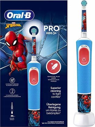 Attēls no Szczoteczka Oral-B Vitality Pro Kids 103 Spiderman Blue