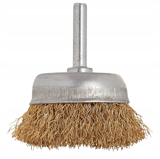 Picture of Szczotka druciana czoowa,mosina 50mm z trzpieniem (100)