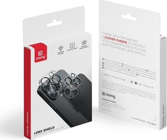 Изображение Crong Szko na aparat i obiektyw Lens Shield iPhone 15 Pro / iPhone 15 Pro Max