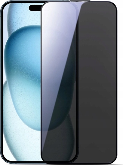 Picture of Szko hartowane Joyroom JR-MLG0282 2.5D Dustproof prywatyzujce z czarn ramk na iPhone 15 Plus/16 Plus