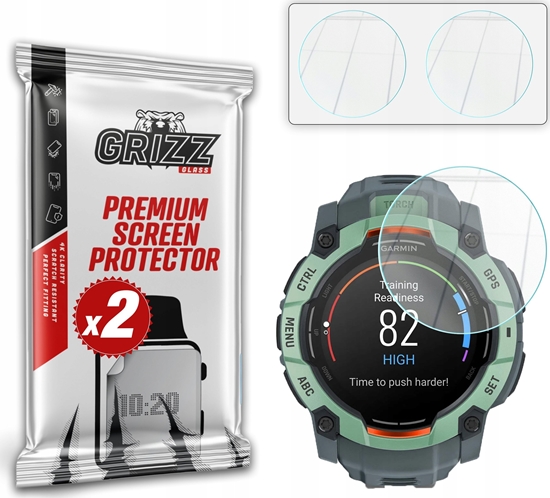 Picture of Szko hybrydowe GrizzGlass HybridGlass do Garmin Instinct 3 50mm