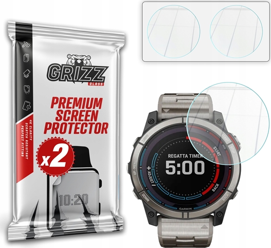 Picture of Szko hybrydowe GrizzGlass HybridGlass do Garmin quatix 7X 51mm