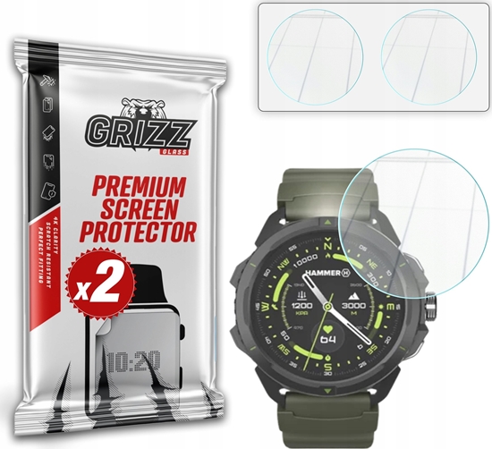 Picture of Szko hybrydowe GrizzGlass HybridGlass do Hammer Watch 2 Military Edition