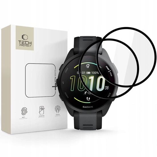 Picture of SZKO HYBRYDOWE TECH-PROTECT GLASS FLEX+ 2-PACK GARMIN FORERUNNER 165 BLACK