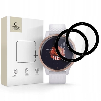 Picture of SZKO HYBRYDOWE TECH-PROTECT GLASS FLEX+ 2-PACK GARMIN VENU 2S BLACK