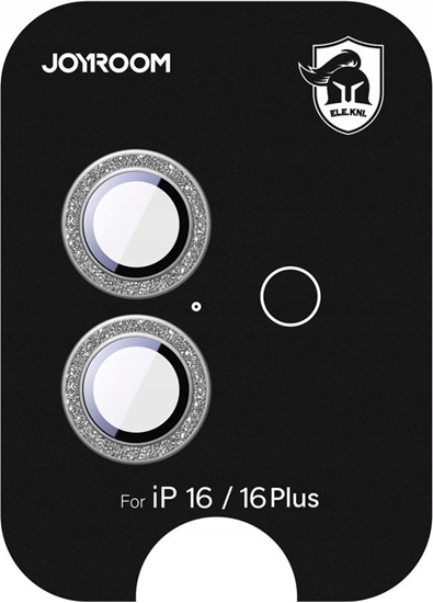 Изображение Szko ochronne Joyroom JR-MSF0299 na obiektywy iPhone 16/16 Plus - srebrne