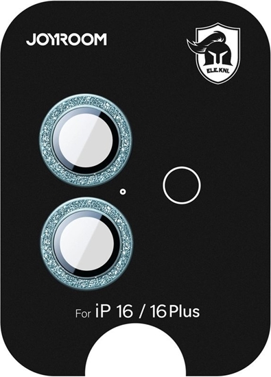 Изображение Szko ochronne Joyroom JR-MSF0301 na obiektywy iPhone 16/16 Plus - zielone