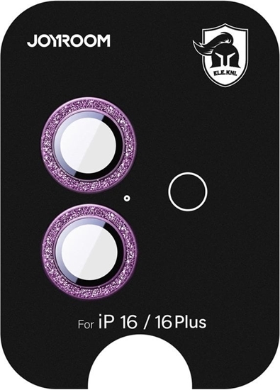 Изображение Szko ochronne Joyroom JR-MSF0302 na obiektywy iPhone 16/16 Plus - róowe