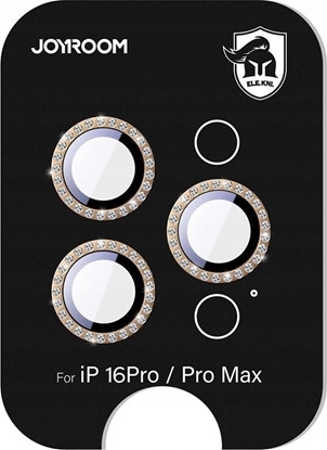 Изображение Szko ochronne Joyroom JR-MSJ0310 na obiektywy iPhone 16 Pro/16 Pro Max - brzowe