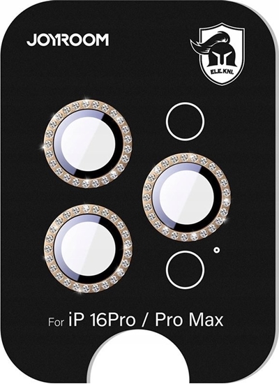 Изображение Szko ochronne Joyroom JR-MSJ0310 na obiektywy iPhone 16 Pro/16 Pro Max - brzowe