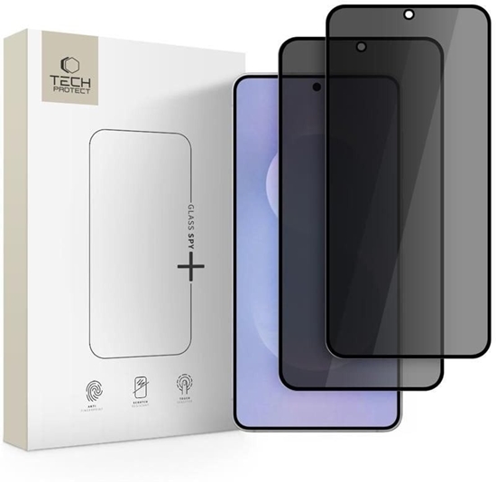 Picture of SZKO PRYWATYZUJCE TECH-PROTECT GLASS SPY+ 2-PACK GALAXY S25 EDGE PRIVACY