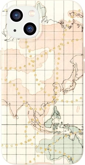 Picture of T21-9349 Tech21 EvoArt for iPhone 13 - Wonderers Map