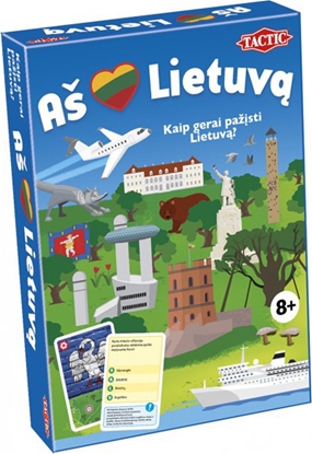 Picture of Tactic TACTIC Board game I Love Lithuania (In Lithuanian lang.)