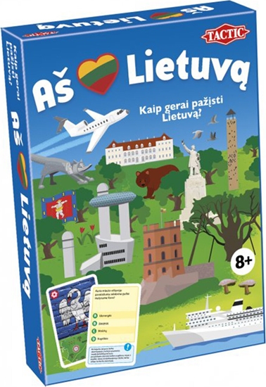 Picture of Tactic TACTIC Board game I Love Lithuania (In Lithuanian lang.)