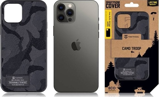 Picture of Tactical Tactical Camo Troop Cover for Apple iPhone 12/12 Pro Black standard