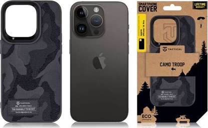 Attēls no Tactical Tactical Camo Troop Cover for Apple iPhone 14 Pro Black standard