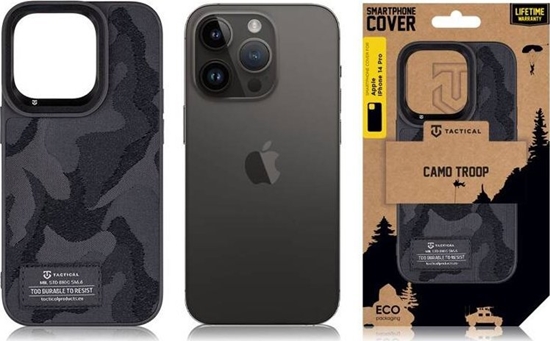 Picture of Tactical Tactical Camo Troop Cover for Apple iPhone 14 Pro Black standard
