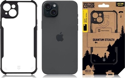 Attēls no Tactical Tactical Quantum Stealth Cover for Apple iPhone 15 Plus Clear/Black standard