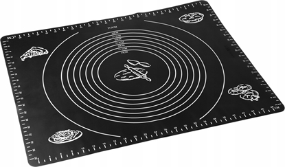 Picture of Tadar STOLNICA MATA SILIKONOWA 50 x 40cm + WAEK TADAR SILICO 0878-8332 CZARNA