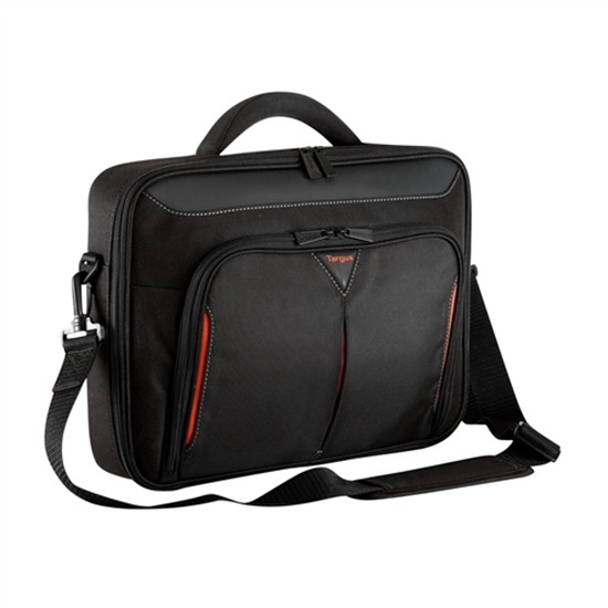 Picture of Targus CN414EU laptop case 36.3 cm (14.3") Briefcase Black, Red