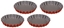 Picture of Tartaletes forminu komplekts 4 gab. Rossana O 12 x 1 9cm 8006043017106