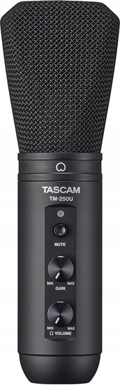 Picture of Tascam Tascam TM-250U - Mikrofon pojemnociowy do transmisji osobistych oraz komunikacji online