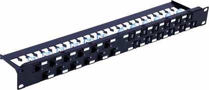 Picture of Techly Techly 367836 Patch panel 24x Keystone RJ45 Cat6a UTP, 1U, porty ukone