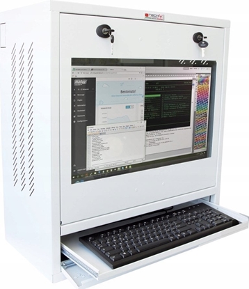 Picture of Techly Techly ICRLIM10W stojak 1U Szafa wiszca Biay