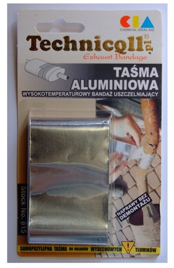 Picture of Technicqll Tama aluminiowa wysokotemperaturowy banda uszczelniajcy 1,2m T-815