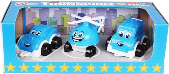 Изображение Technok Zestaw mini Auta policyjne transport 3szt 5804 TechnoK p10