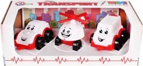 Изображение Technok Zestaw mini Auta ratunkowe transport 3szt 5811 TechnoK p10
