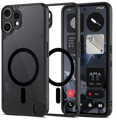 Изображение TECH-PROTECT MAGMAT MAGSAFE NOTHING CMF PHONE 2 PRO BLACK/CLEAR