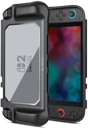 Attēls no Tech-Protect Tech-Protect MagMat Case for Nintendo Switch 2 - Black and Transparent