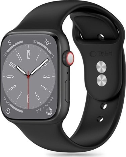 Picture of Tech-Protect Pasek Tech-Protect Silicone Apple Watch 4/5/6/7/8/9/SE / Ultra 1/2 42/44/45/49mm Black