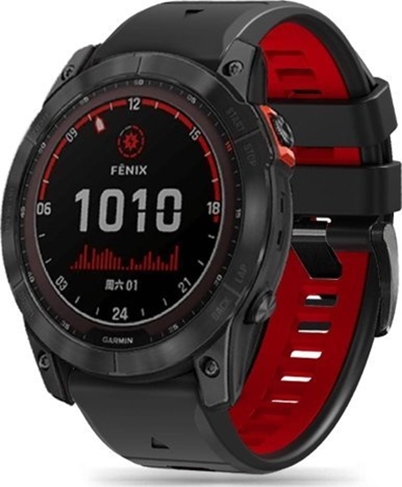 Изображение Tech-Protect TECH-PROTECT ICONBAND PRO GARMIN FENIX 3 / 5X / 3HR / 5X PLUS / 6X / 6X PRO / 7X BLACK/RED
