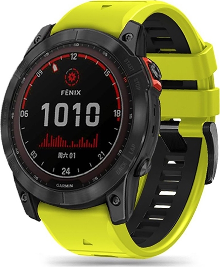 Изображение Tech-Protect TECH-PROTECT ICONBAND PRO GARMIN FENIX 3 / 5X / 3HR / 5X PLUS / 6X / 6X PRO / 7X LIME/BLACK