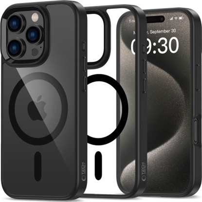 Attēls no Tech-Protect TECH-PROTECT MAGMAT MAGSAFE IPHONE 16 PRO MAX BLACK/CLEAR