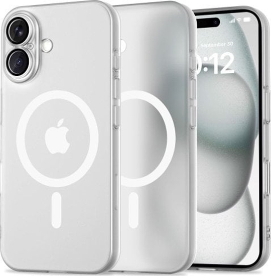 Picture of Tech-Protect TECH-PROTECT MAGSLIM MAGSAFE IPHONE 16 MATTE/WHITE