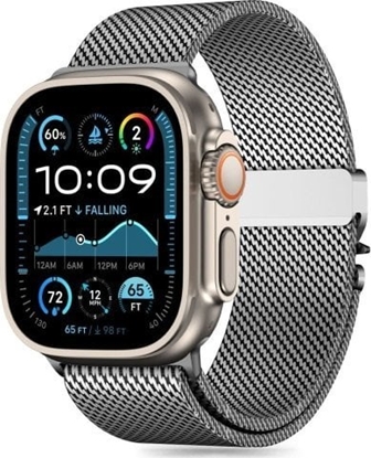 Picture of Tech-Protect TECH-PROTECT MILANO APPLE WATCH 6 / 7 / 8 / 9 / 10 / SE / ULTRA 1 / 2 (44 / 45 / 46 / 49 MM) SILVER