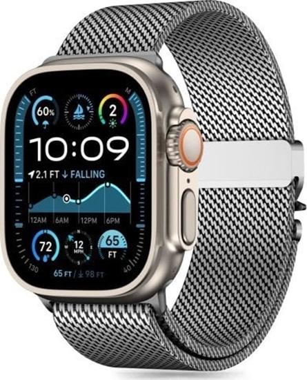 Picture of Tech-Protect TECH-PROTECT MILANO APPLE WATCH 6 / 7 / 8 / 9 / 10 / SE / ULTRA 1 / 2 (44 / 45 / 46 / 49 MM) SILVER
