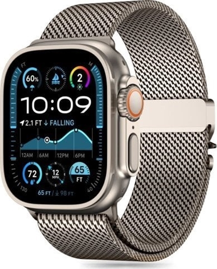 Picture of Tech-Protect Pasek Milano na Apple Watch 6 / 7 / 8 / 9 / 10 / SE / Ultra 1 / 2 (44 / 45 / 46 / 49 MM) - tytanowy